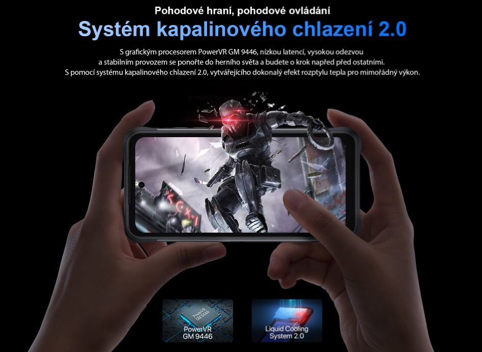 UMIDIGI BISON 2 Pro - chlazení telefonu